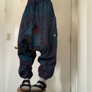 Patchwork Harems Trousers
